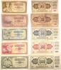 Jugoslawien 10,20,50,100,500 Dinara Banknoten 5 Stück Lot -