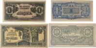 Malaysia, unter japanischer Besatzung 1 Dollar,10 Dollars (1942) Banknot... 10,00 EUR prix TTC + 6,00 EUR frais d'envoi