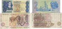 Südafrika 2,20 Rand o.D. Banknoten 2 Stück Lot I-,II- 10,00 EUR prix TTC + 6,00 EUR frais d'envoi