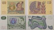 Schweden 5, 10 Kronor Banknote -