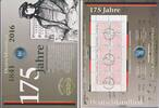 Deutschland BRD 20 € Euro Gedenkmünze Numisblatt 4/2016, 175 Jahre Deutschlandlied, Numisbrief -