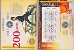 Deutschland BRD 20 € Euro Gedenkmünze Numisblatt 4/2017, 200 Jahre Fahrrad -