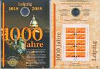 Deutschland BRD 10 € Euro Gedenkmünze Numisblatt 4/2015 1000 Jahre Leipzig -