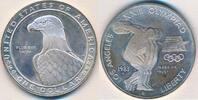 Vereinigte Staaten von Amerika, USA 1 Dollar, 1 USD Zur Olympiade 1984 in Los Angeles, Diskuswerfer. -