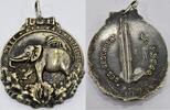 Deutschland Deutsches Reich Kiautschou Militaria Orden Abzeichen Kolonialabzeichen (elefantenorden), Buntmetall versilbert, Nr. 33992 -