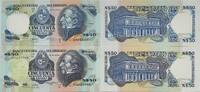 Uruguay 2* 50 Pesos Banknote 2 Stück -