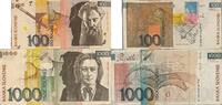 Slowenien 100, 1000 Tolar -