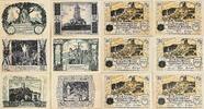 Deutschland, Deutsches Reich 6 x 50 Pfennig 6 x Notgeldschein, Stadt Frankenhausen, Kyffhäuser Denkmal -