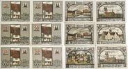 Deutschland, Deutsches Reich 3 x 25, 3 x 50 Pfennig 6 x Notgeldschein, Stadt Jessnitz -