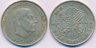 Spanien 100 Pesetas Münze, Francisco Franco (1966-1970) -