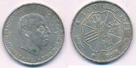 Spanien 100 Pesetas Silbermünze, Francisco Franco (1966-1970) -