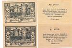 Deutsches Reich Deutschland 2x 50 Pfennig Notgeldschein Büdingen Hessen, 2 Stück -