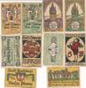 Deutsches Reich Deutschland 5, 10, 50 Pfennig Notgeldschein Stadt Eschwege Hessen, 5 Stück -