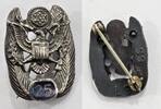 USA - Vereinigte Staaten v. Amerika Medaille, Abzeichen, Ehrenzeichen, Militaria Nadel Brosche Veteranenabzeichen 25 Jahre US-Armee -