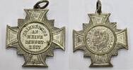 Kaiserreich Deutsches Reich Deutschland Medaille, Abzeichen, Ehrenzeichen, Militaria Erinnerung an meine Dienstzeit, Kaiser Wilhelm II., EK-Form -