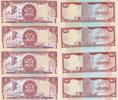 Trinidad & Tobago 1 Dollar Banknote Geldschein 4 Stück -