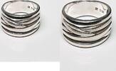  Silberschmuck 925er Silber Silberring, Asymmetrisch gestalteter Ring ge... 21,00 EUR  + 6,00 EUR frais d'envoi