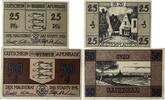 Deutschland, Deutsches Reich 25,50 Pfennig 2 x Notgeldschein, Stadt penrade Schleswig-Holstein -