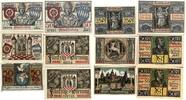 Deutschland, Deutsches Reich 2 x 25, 4 x 50 Pfennig 6 x Notgeldschein, Notgeld der Stadt Aschaffenburg, Bayern -