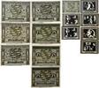 Deutschland, Deutsches Reich 4 x 50, 3 x 75 Pfennig 7 x Notgeldschein, Stadt Auerbach, Sachsen -