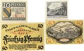 Deutschland, Deutsches Reich 10, 50 Pfennig 2 x Notgeldschein, Stadt Baden-Baden -