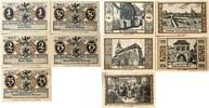 Deutschland, Deutsches Reich 1,2 Mark, 25,50,75 Pfennig 5 x Notgeldschein, Notgeld Belgard Pommern -