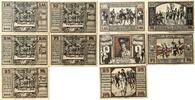 Deutschland, Deutsches Reich 1,2 Mark, 25,50,75 Pfennig 5 x Notgeldschein, Notgeld Belgard Pommern -