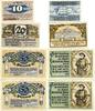 Deutschland, Deutsches Reich 10,20,2 x 50 Pfennig 4 x Notgeldschein, Blankenese, Hamburg -