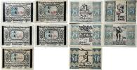 Deutschland, Deutsches Reich 2 x 25, 50, 2 x 75 Pfennig 5 x Notgeldschein, Bönningstedt -