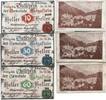 Österreich Notgeld 10,30,60 Heller 3 x Notgeldschein, Bad Gastein, Salzburg -