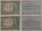 Österreich 2*100 Kronen Banknote 2 Stück, Folgende Seriennummer, mit Aufdruck Deutschösterreich -