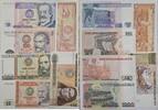 Peru 10 Soles de Oro, 10,50,100,500,1000 Intis Banknote 6 Stück -