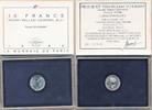Frankreich 10 Francs Robert Schuman im orig. Etui Monnaie de Paris -