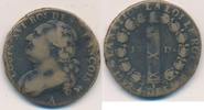 Frankreich 12 Deniers Louis XVI., Prägung Paris ( A ) -