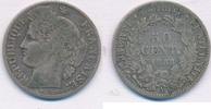 Frankeich 50 Centimes Cereskopf, Prägung A Paris -