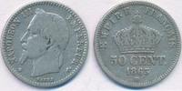 Frankreich 50 Centimes Napoleon III, Strassburg ( BB) -
