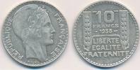 Frankreich 10 Francs Marianne 1929-1938 Turin Ag -