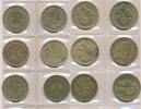 Frankreich Lot 6 Münzen 5 Francs aus den Jahren 1938 - 1946 -