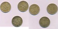 Frankreich 1 Franc Münzen Lot 3 x Franc Paris -