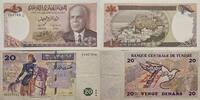 Tunesien 1, 20 Dinars 1992 Banknoten 2 St&uuml;ck lot unc-, III- 23,00 EUR  + 6,00 EUR frais d'envoi