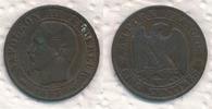 Frankreich Cinq Centimes Napoleon III., Lille ( W ) -