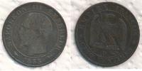 Frankreich Cinq Centimes Napoleon III., Lyon ( D ) -