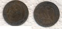 Frankreich Cinq Centimes Napoleon III., Paris ( A ) -