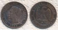 Frankreich 10 Centimes Napoleon III., Lyon ( D ) -