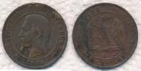 Frankreich 10 Centimes Napoleon III, Napoléon III, Rouen -