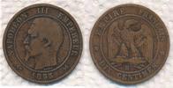 Frankreich 10 Centimes Napoleon III, Rouen ( B) -