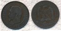 Frankreich 10 Centimes Napoleon III., Bordeaux ( K ) -