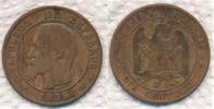 Frankreich 10 Centimes Napoleon III., Lyon ( D ) -