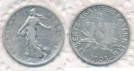 Frankreich 1 Franc Semeuse -