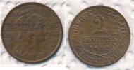 Frankreich 2 Centimes Dupius -